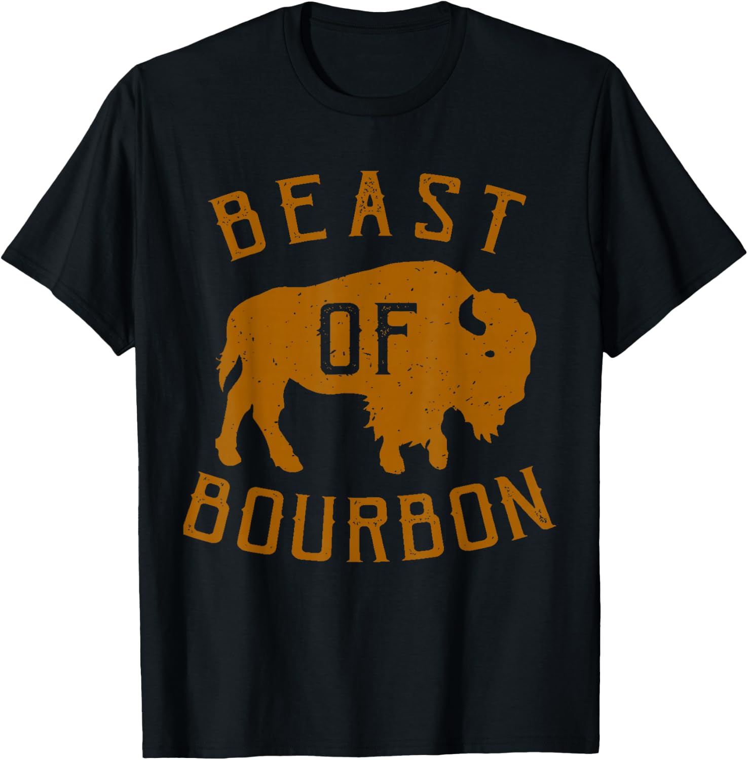 Beast of Bourbon Whiskey Drinker T-Shirt - T-Shirt | Black