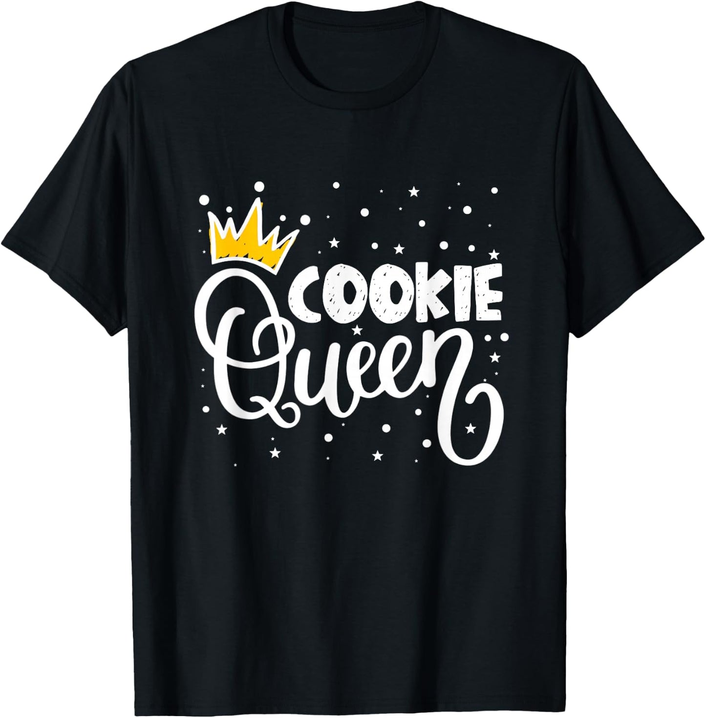 Cookie Queen Cupcake Baker T-Shirt - T-Shirt | Black