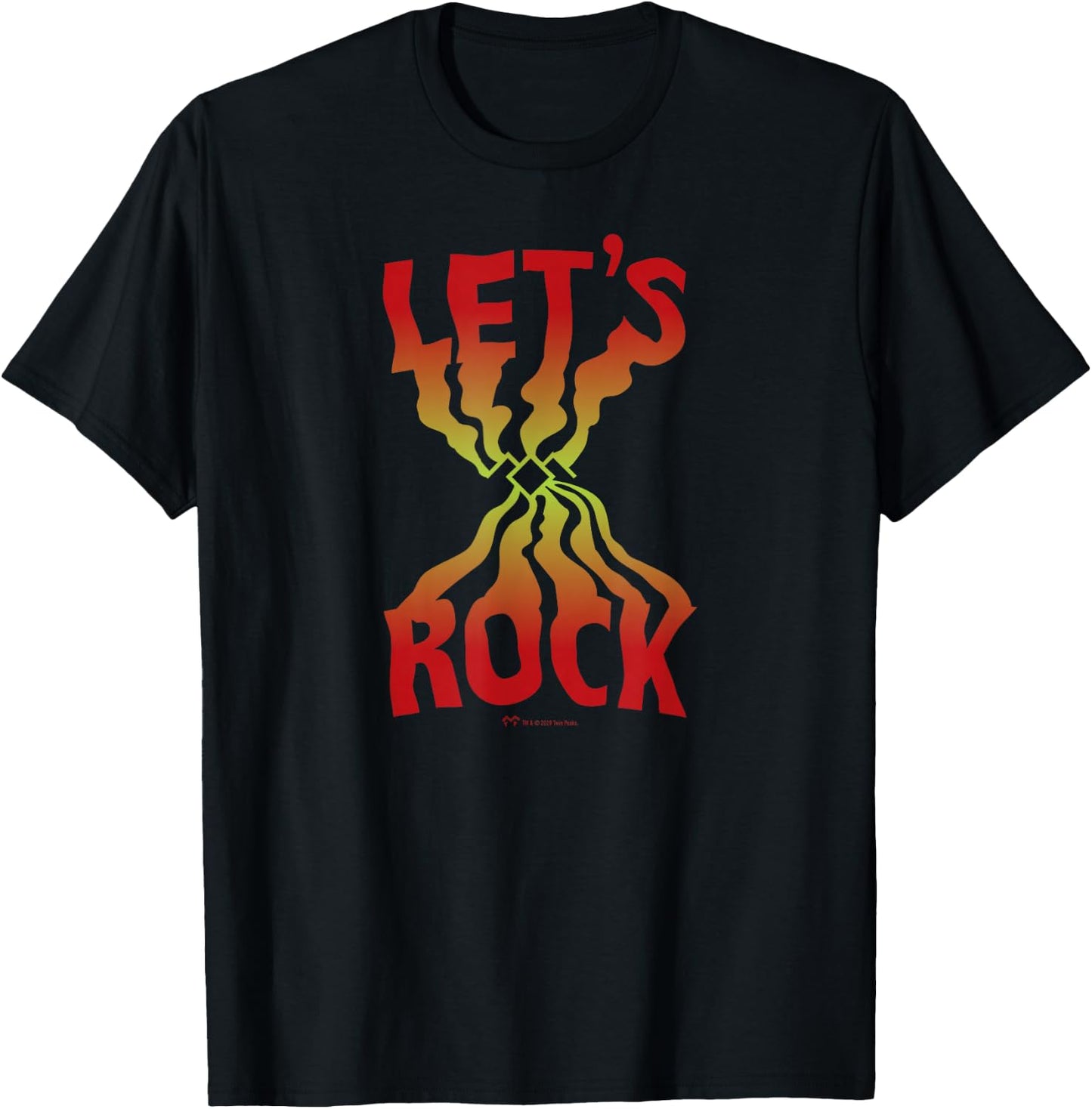 Twin Peaks Let's Rock T-Shirt - T-Shirt | Black