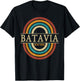 Vintage Retro Batavia NY New York Souvenir Men Women T-Shirt - T-Shirt | Black