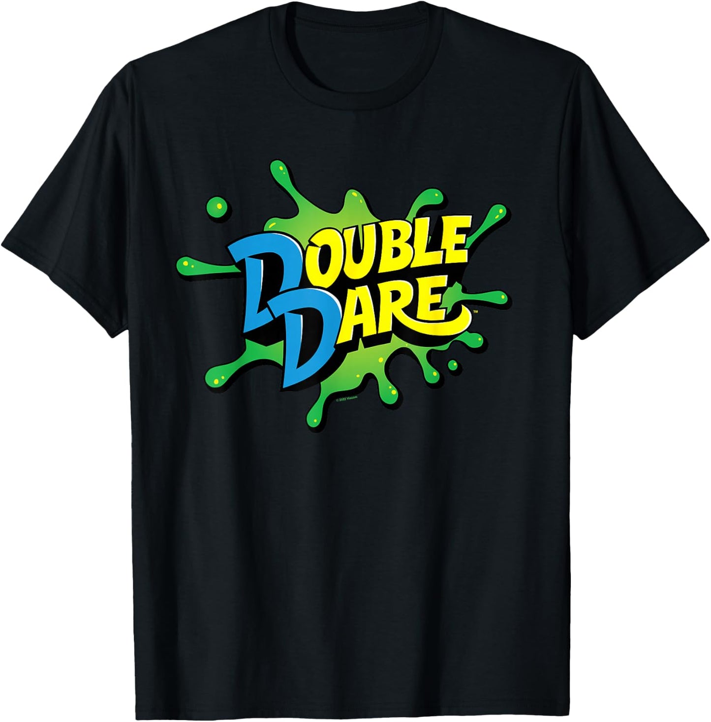 Double Dare Splat Stacked Logo T-Shirt - T-Shirt | Black