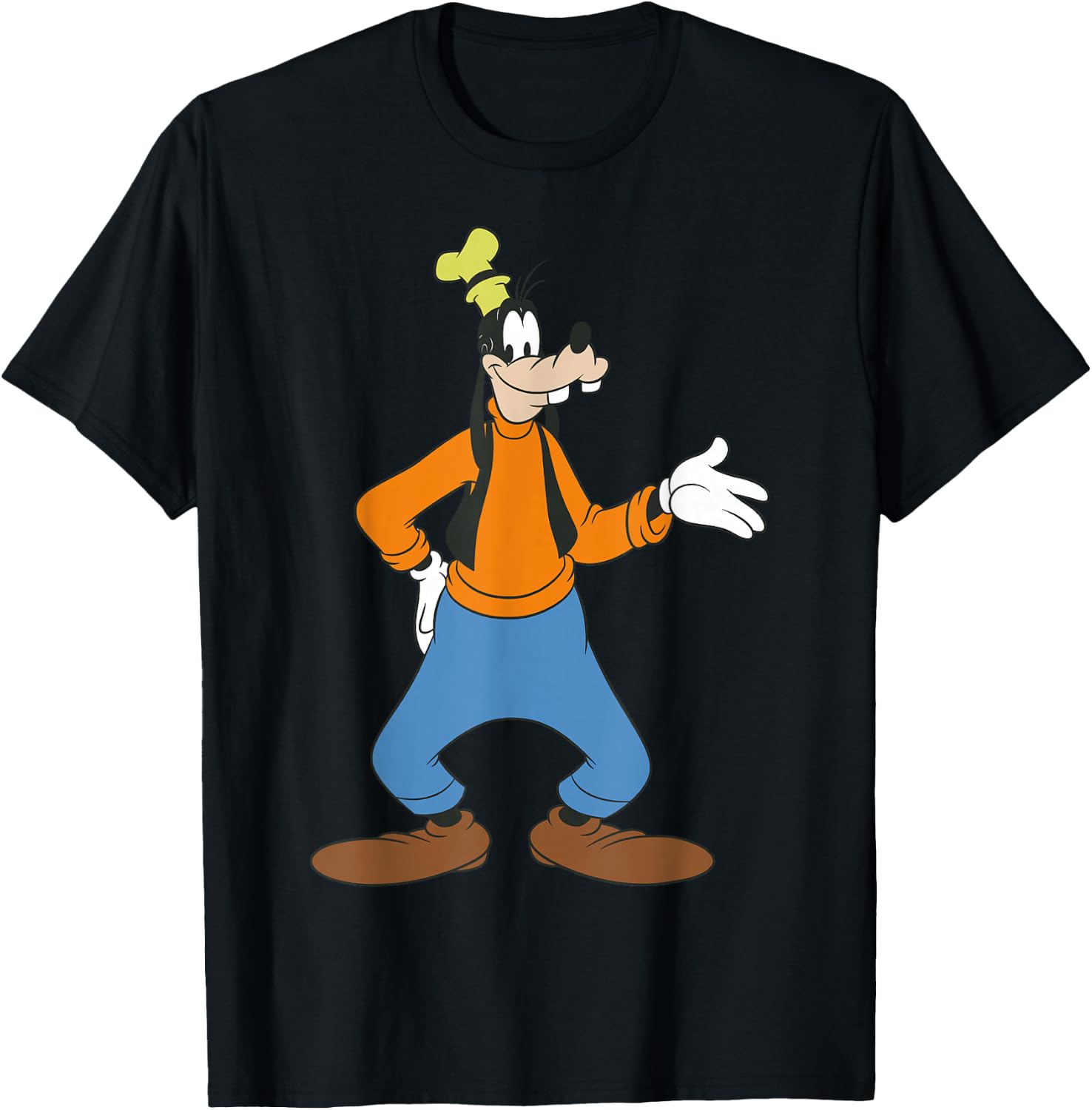 Disney Goofy Traditional Portrait Small T-Shirt - T-Shirt | Black