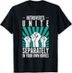 Introverts Unite Separately In Your Own Homes Antisocial T-Shirt - T-Shirt | Black