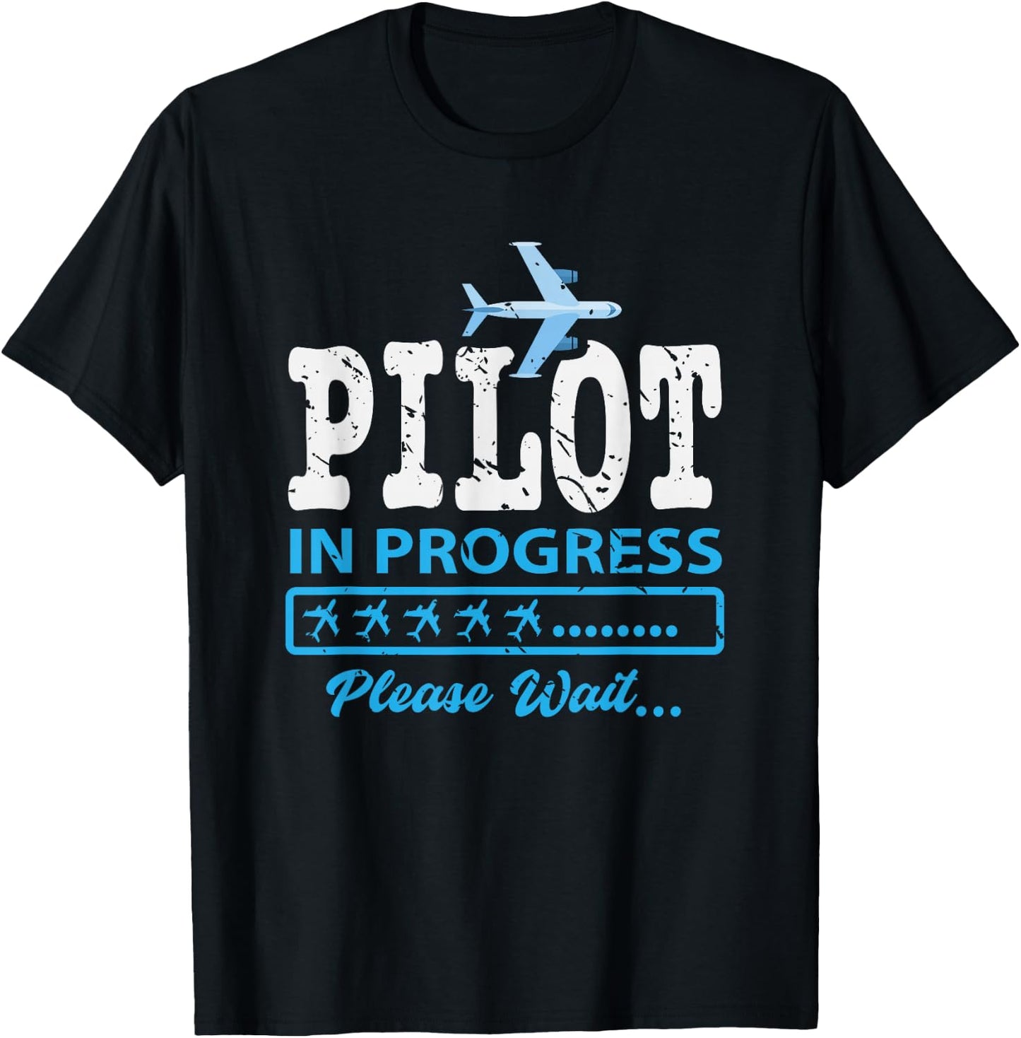 Airport Aeroplane Gift Future Pilot T-Shirt - T-Shirt | Black