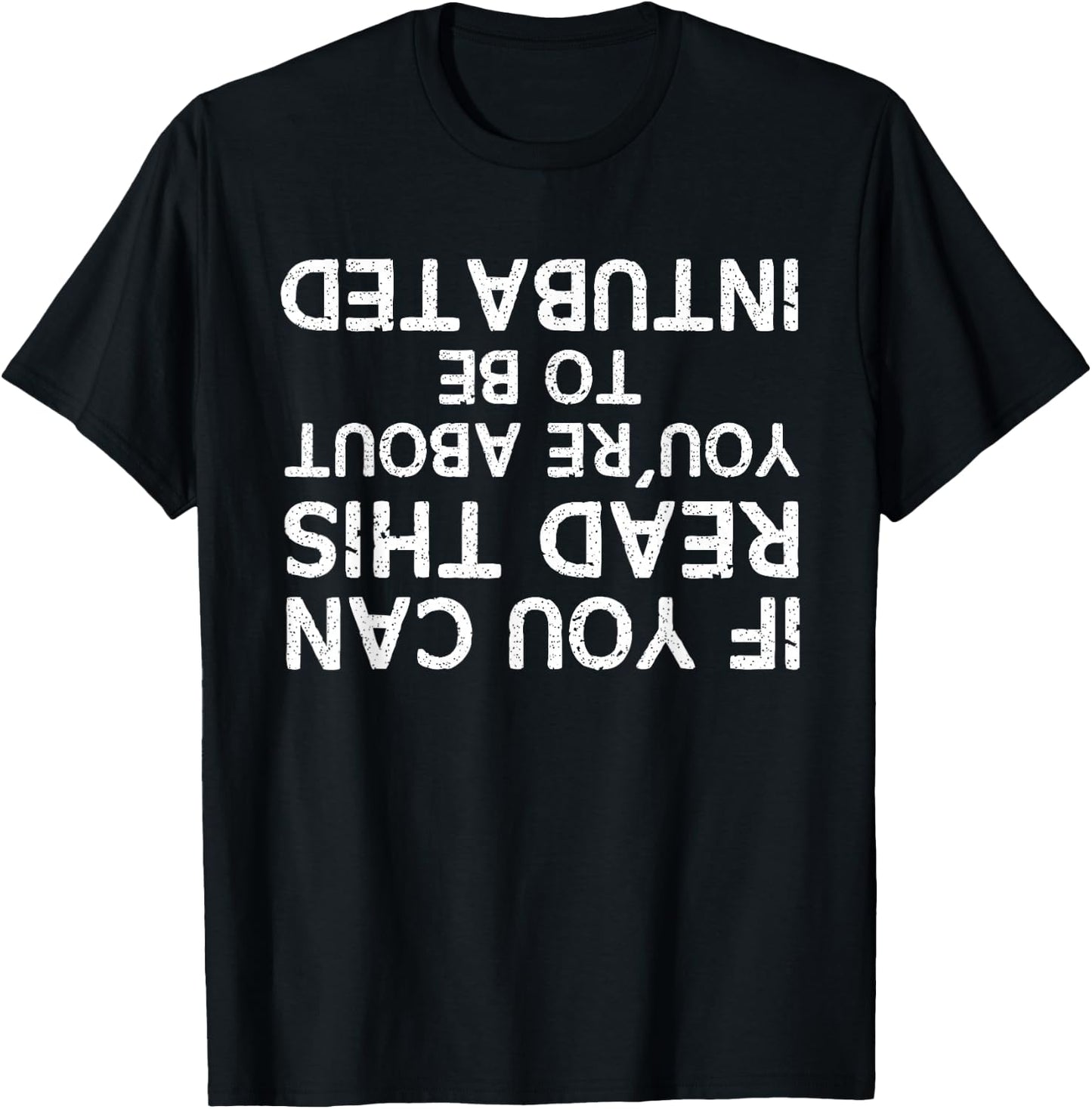 Funny Respiratory Therapy Men Women RT Lung Week Intubation T-Shirt - T-Shirt | Black