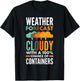 DevOps Engineer Cloud Computing Weather Forecast T-Shirt - T-Shirt | Black