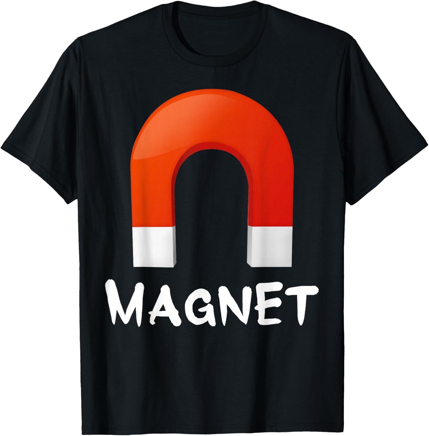 Magnet Halloween Costumes Shirt Matching For Couples T-Shirt - T-Shirt | Black