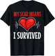 Open Heart Surgery Coronary Bypass Artery Stent Patients T-Shirt - T-Shirt | Black