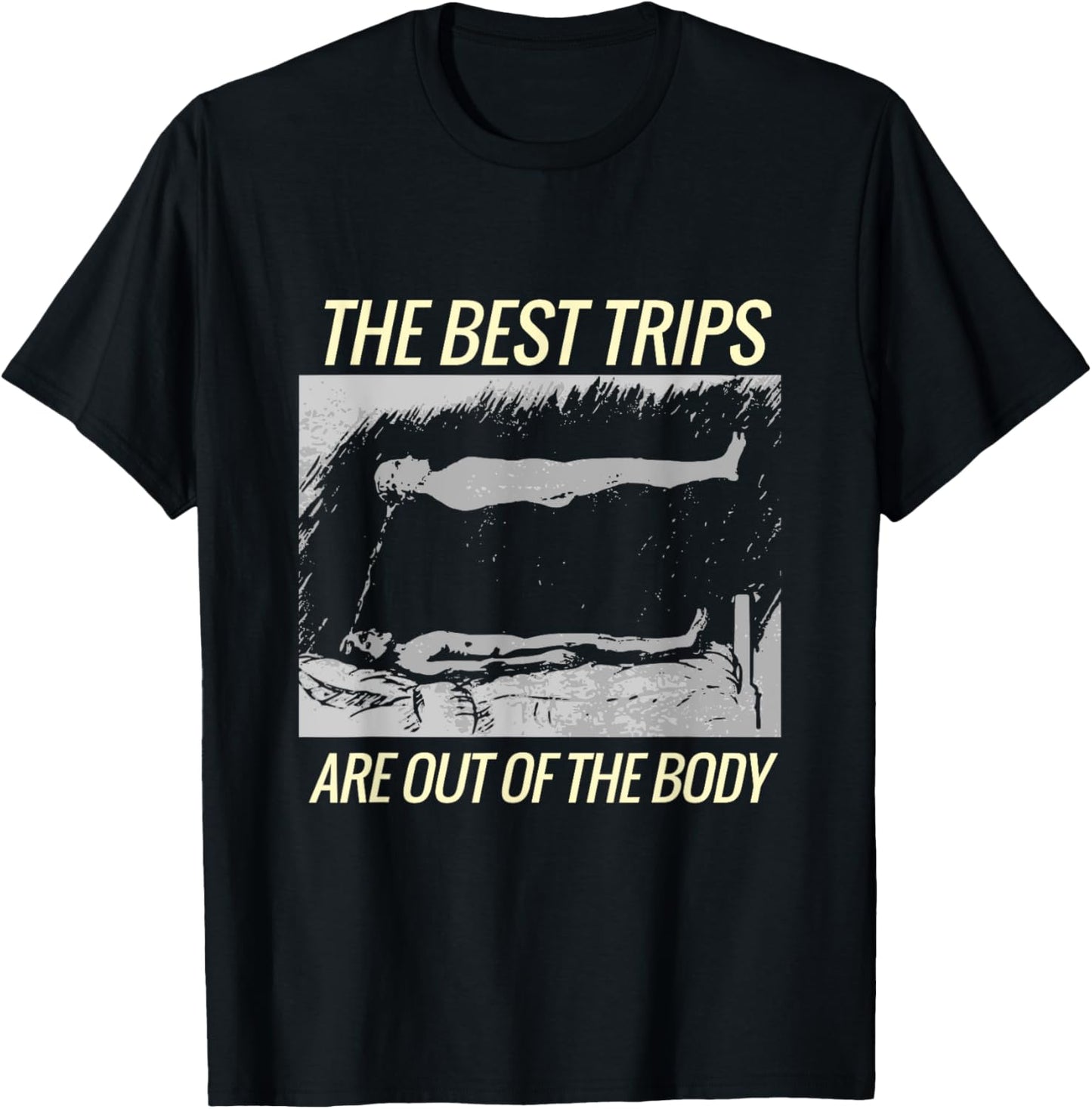 Astral Projection Trip Lucid Dreaming OOBE T-Shirt - T-Shirt | Black