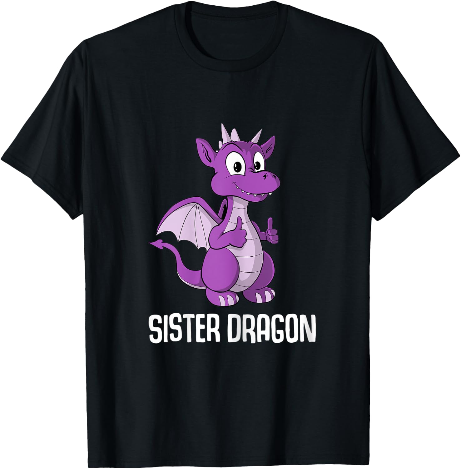 Sister Dragon T-Shirt - T-Shirt | Black
