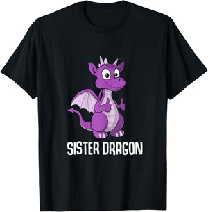 Sister Dragon T-Shirt - T-Shirt | Black