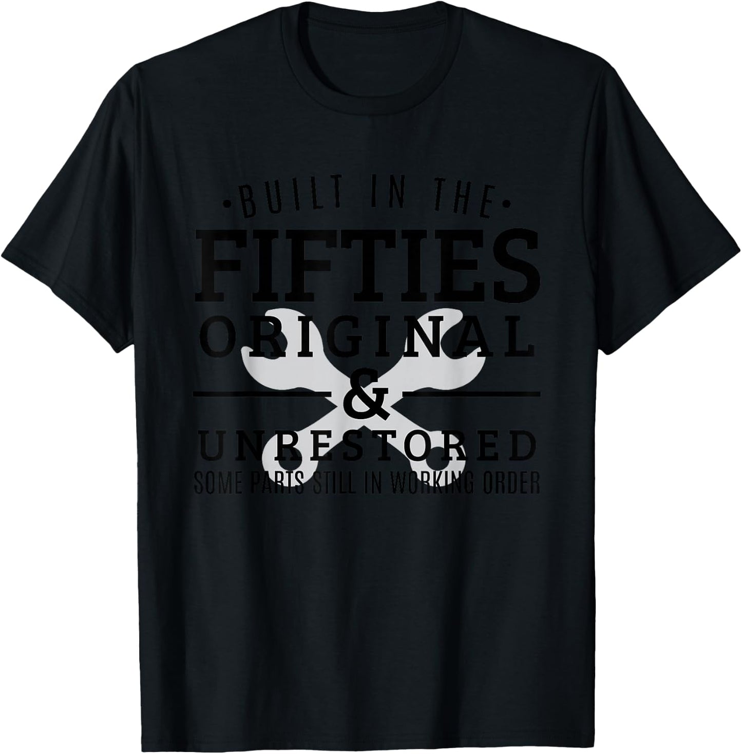 Built in the 1950s Fifties Born T-Shirt - T-Shirt | Black