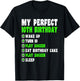 10 Year Old My Perfect 10th Birthday Soccer 10th Birthday T-Shirt - T-Shirt | Black