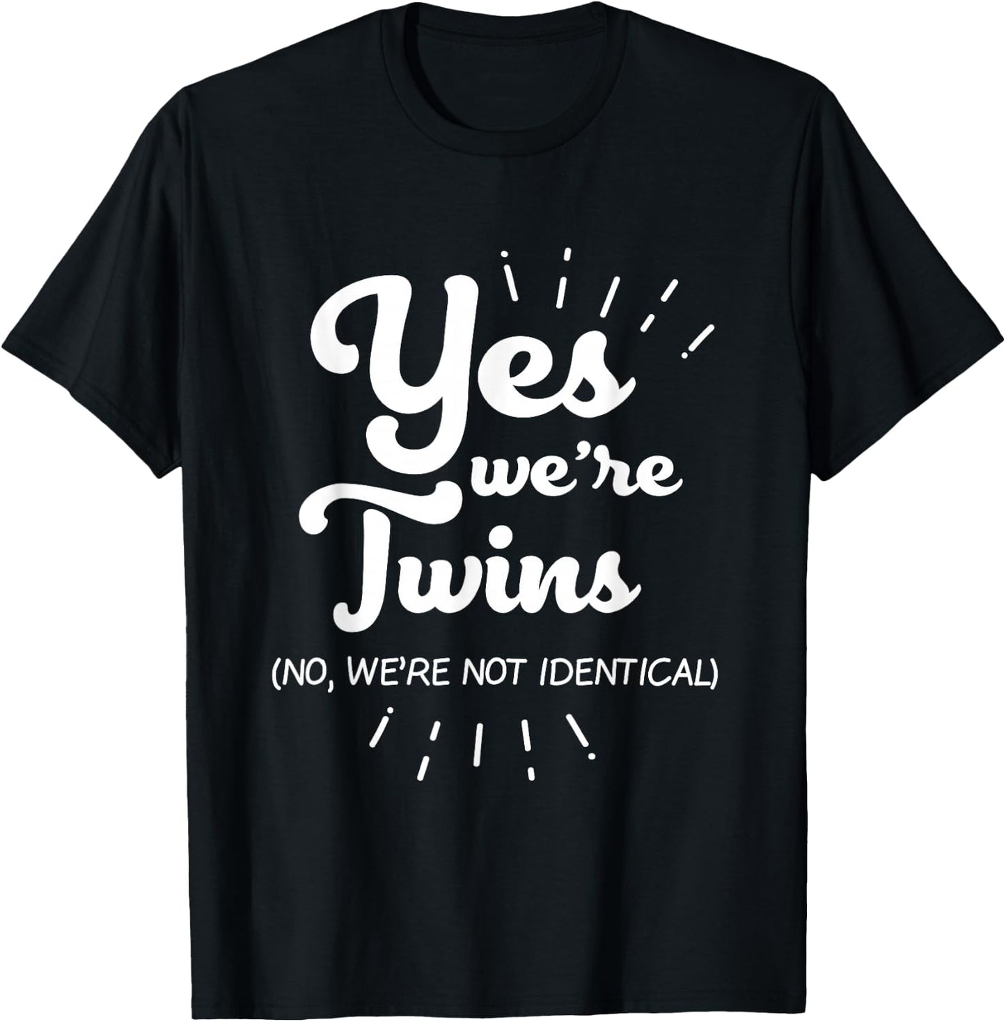 Twin Siblings Partner T-Shirt - T-Shirt | Black