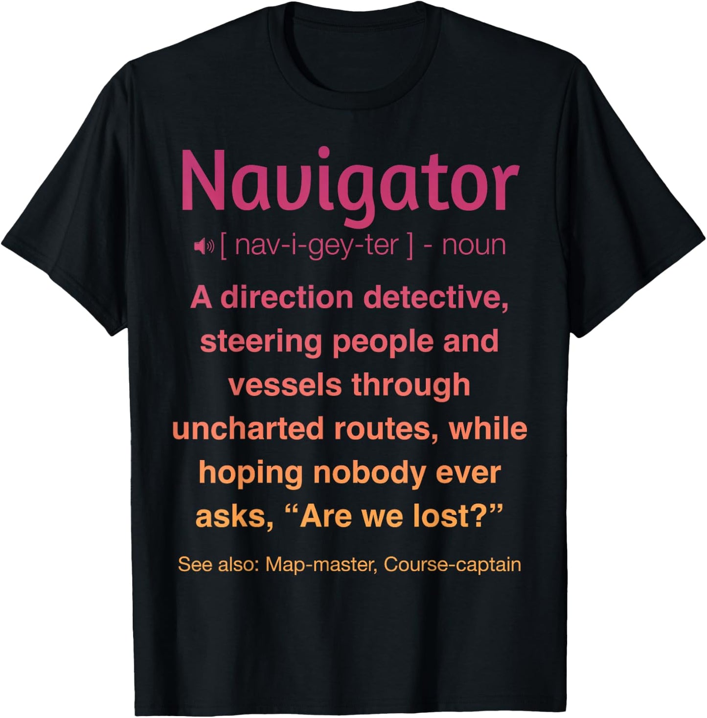 Navigator T-Shirt - T-Shirt | Black