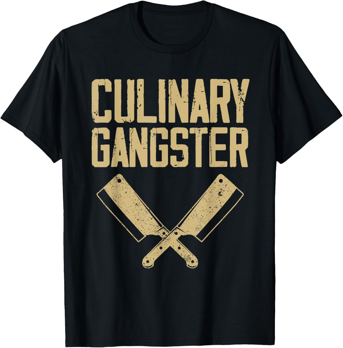 Funny Chef Art Men Women Restaurant Kitchen Food Cooking T-Shirt - T-Shirt | Black