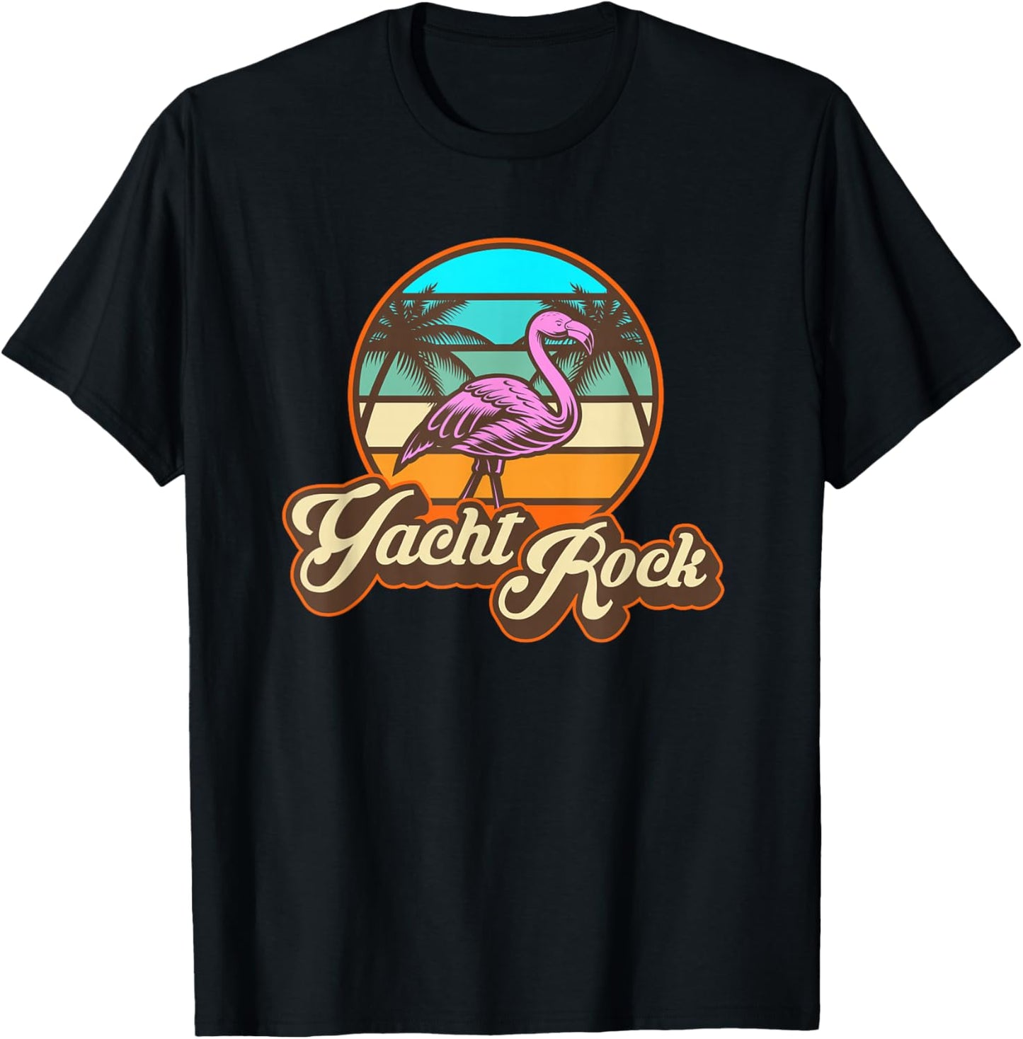 Yacht Rock Forever 70s 80s Retro T-Shirt - T-Shirt | Black