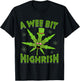 A Wee Bit High-rish Funny 420 Weed Marijuana St Patricks Day T-Shirt - T-Shirt | Black