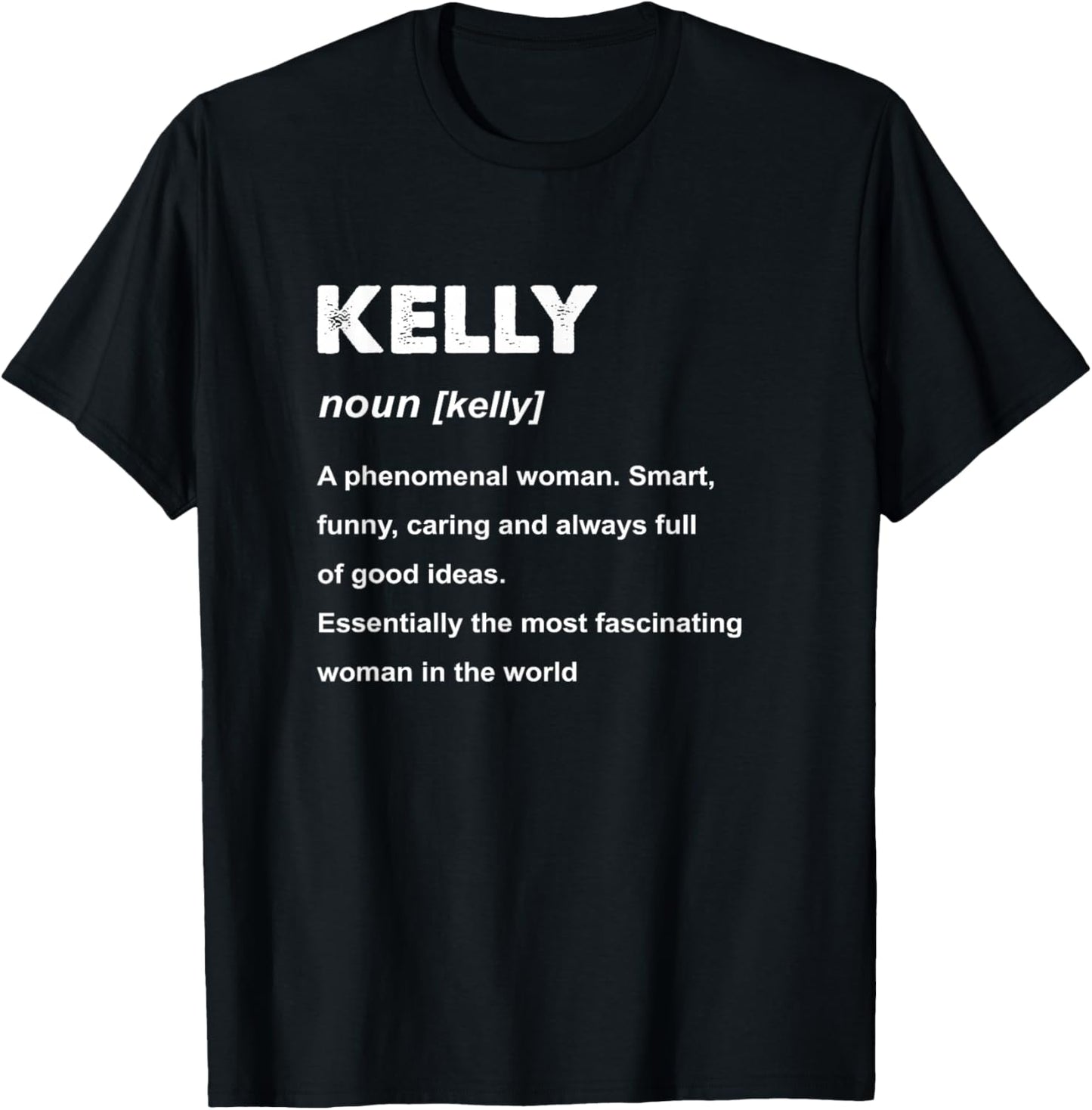 Kelly Name T-Shirt - T-Shirt | Black