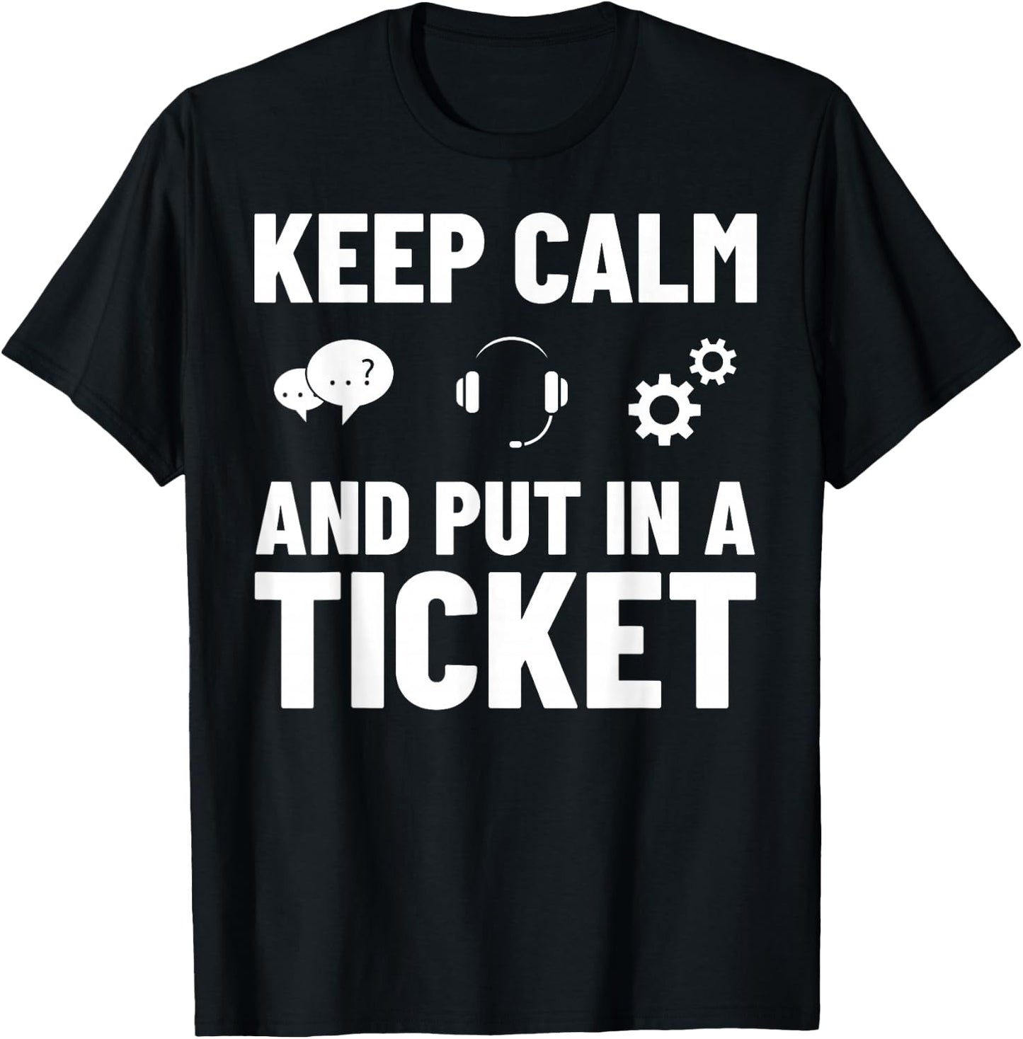 Tech Support IT Technical Engineer Helpdesk T-Shirt - T-Shirt | Black