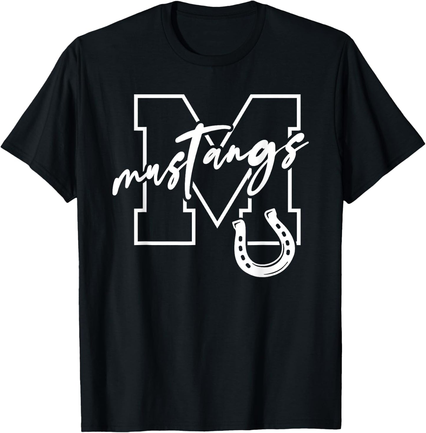 Mustangs T-Shirt - T-Shirt | Black