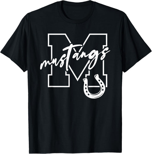 Mustangs T-Shirt - T-Shirt | Black