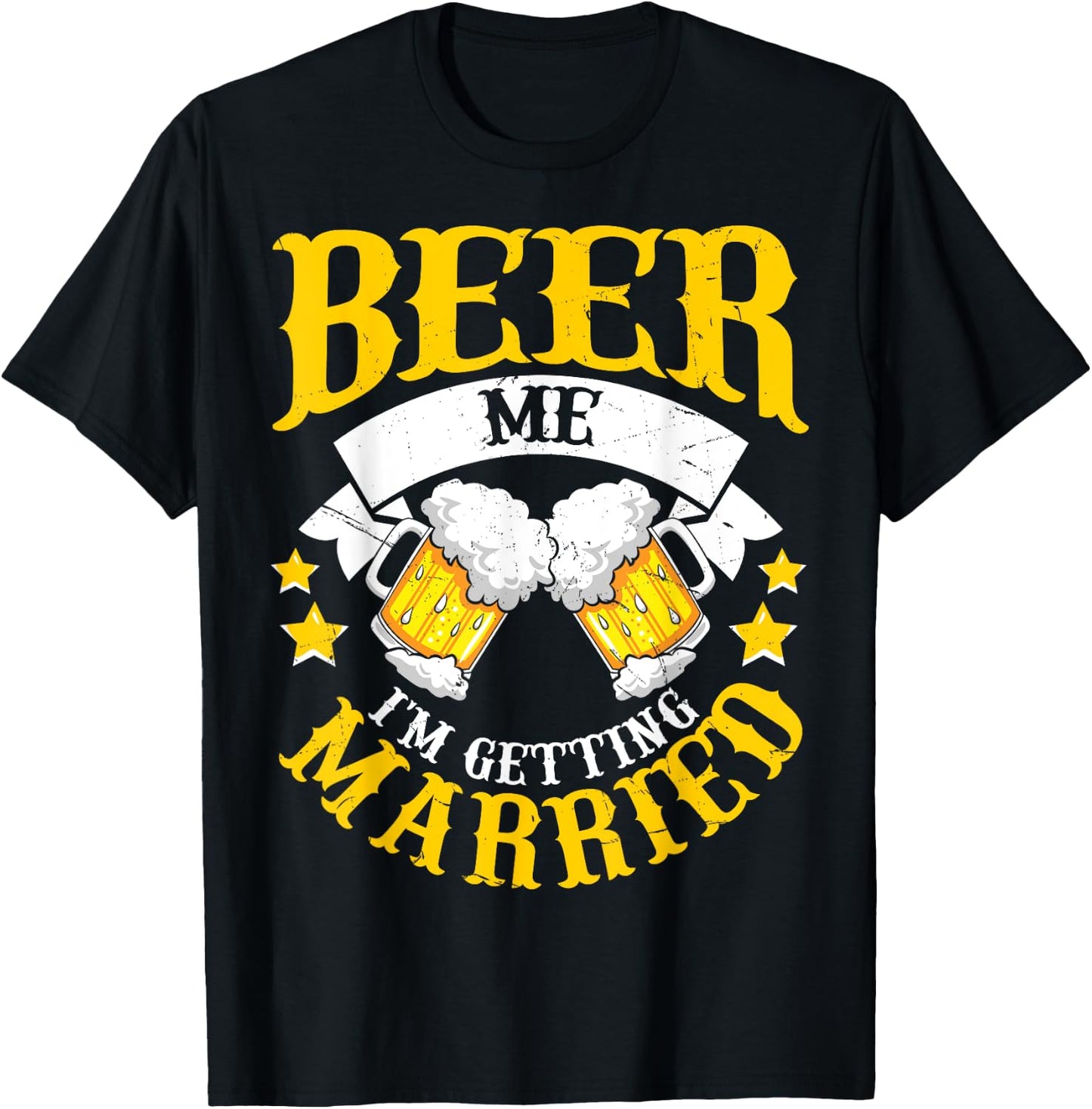 Funny Bride Groom Wedding Bachelor Bachelorette Party T-Shirt - T-Shirt | Black