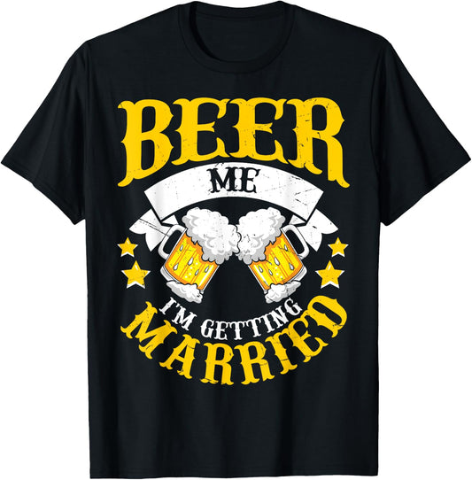 Funny Bride Groom Wedding Bachelor Bachelorette Party T-Shirt - T-Shirt | Black