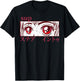 Anime Girl Eyes - Japan Culture Art - Japanese Aesthetic T-Shirt - T-Shirt | Black