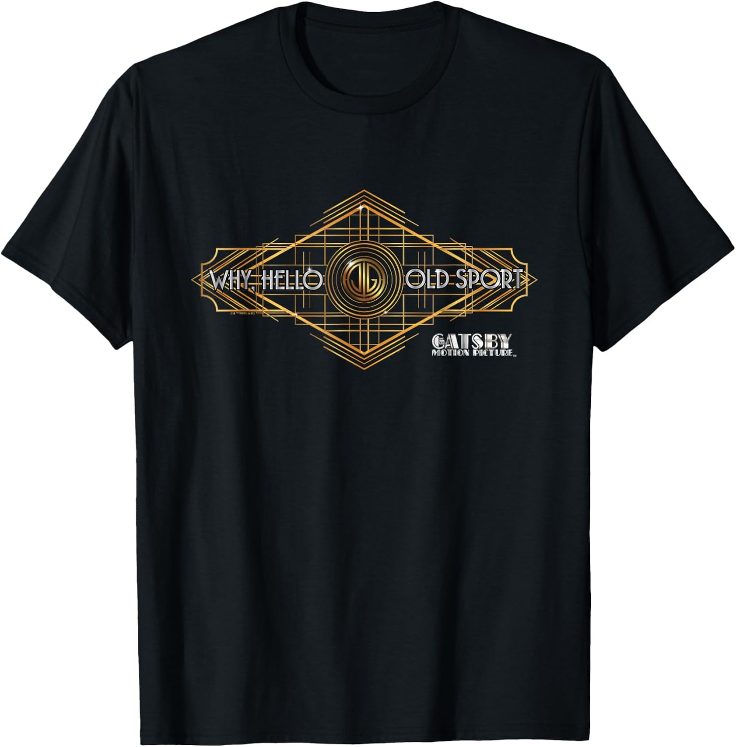 The Great Gatsby Why Hello Old Sport T-Shirt - T-Shirt | Black