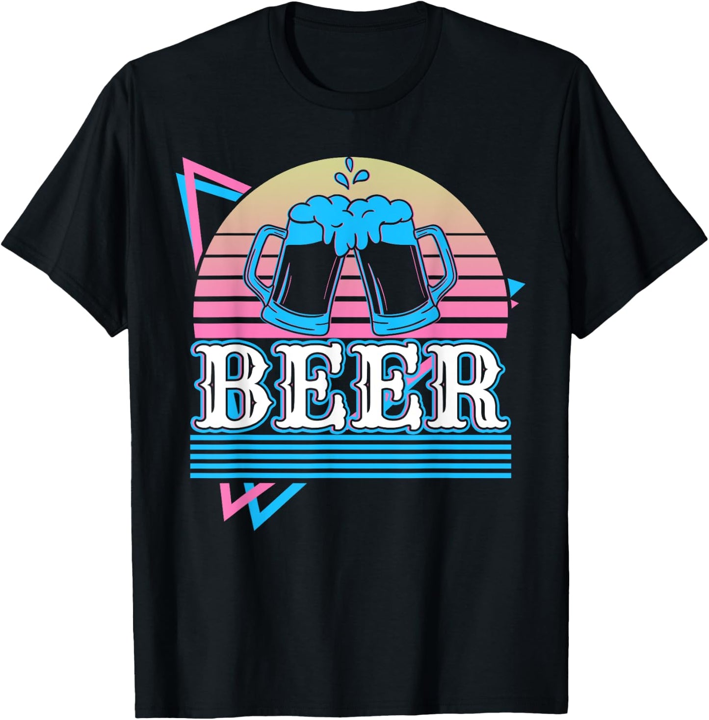 Beer Retro T-Shirt - T-Shirt | Black