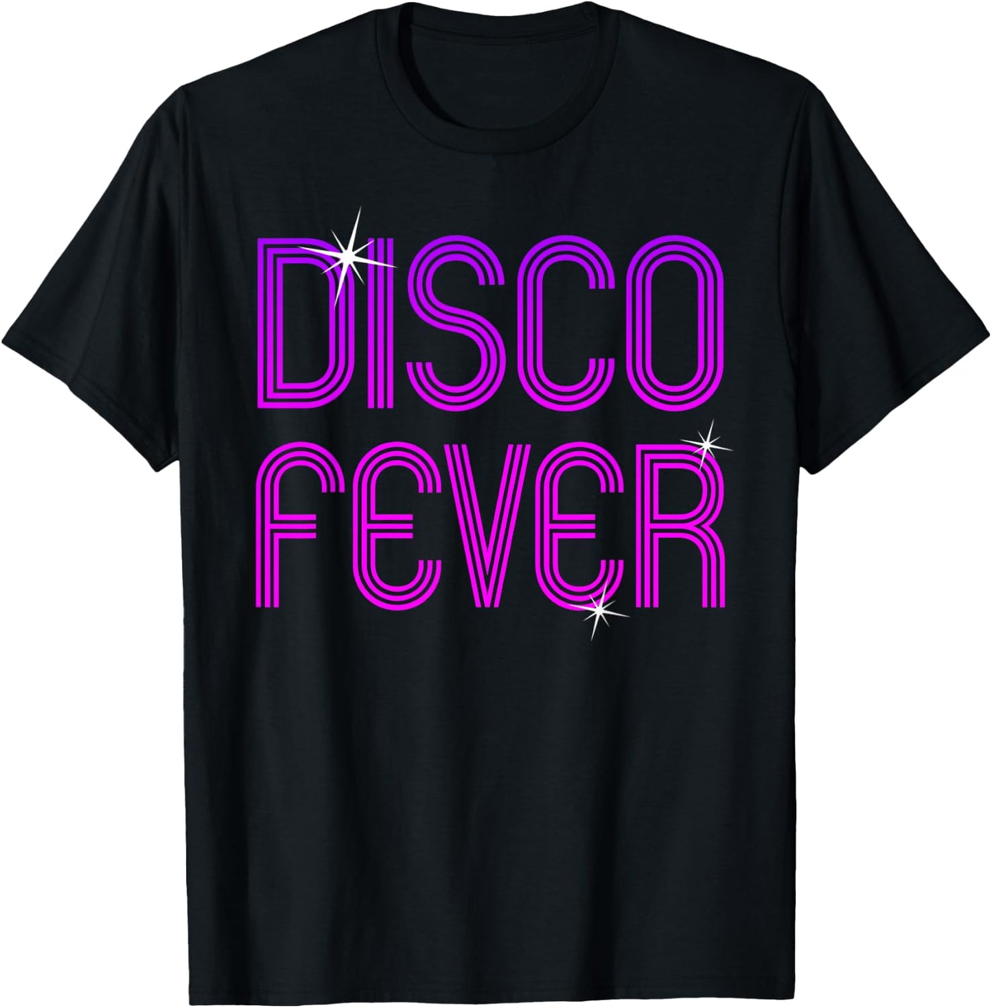 Vintage Retro Disco Fever 70s 80s Family Party Dance Theme T-Shirt - T-Shirt | Black
