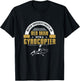 Never Underestimate An Old Man Funny Gyro Gyrocopter Pilot T-Shirt - T-Shirt | Black