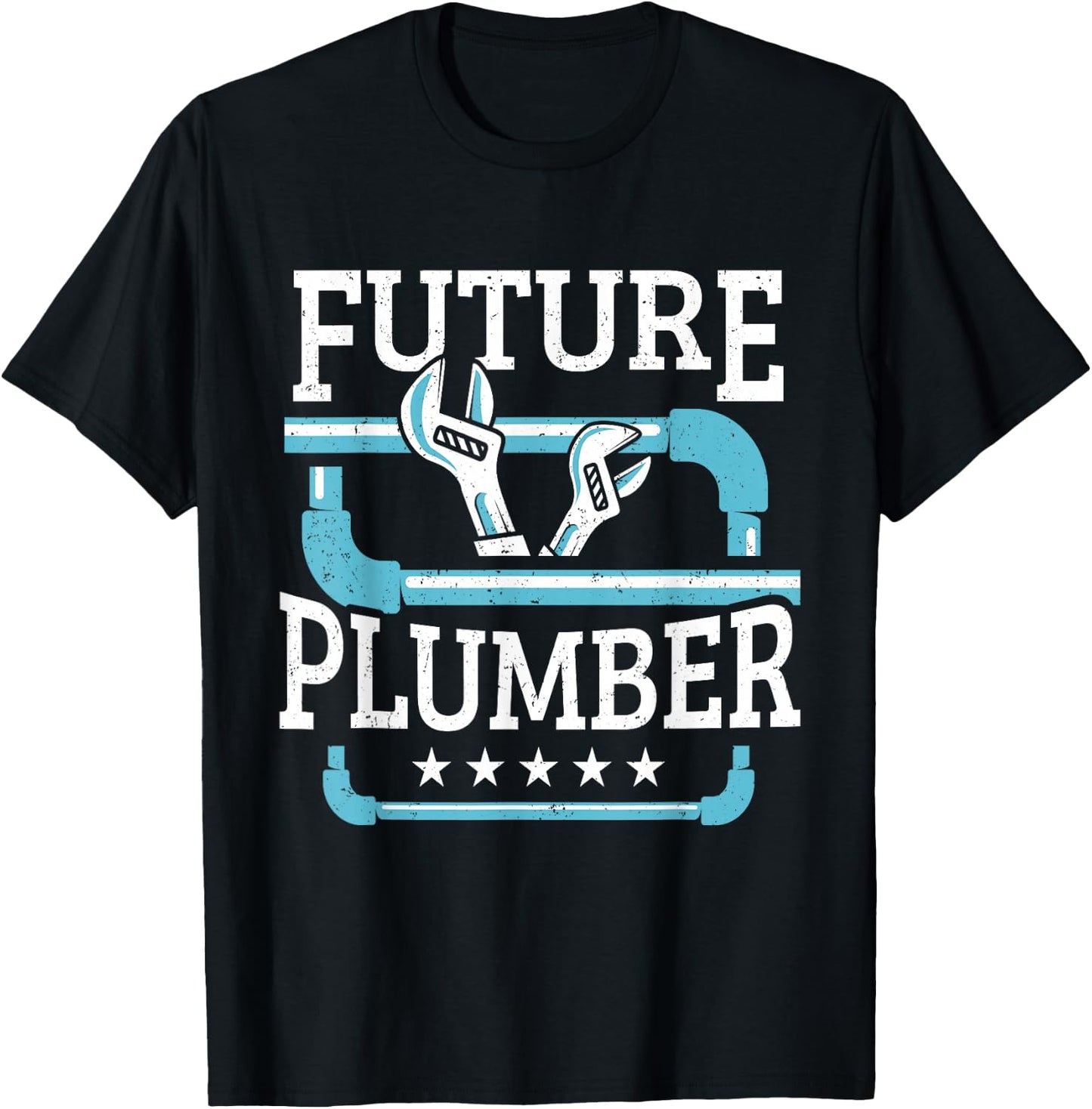Future Plumber Child's Whistles T-Shirt - T-Shirt | Black