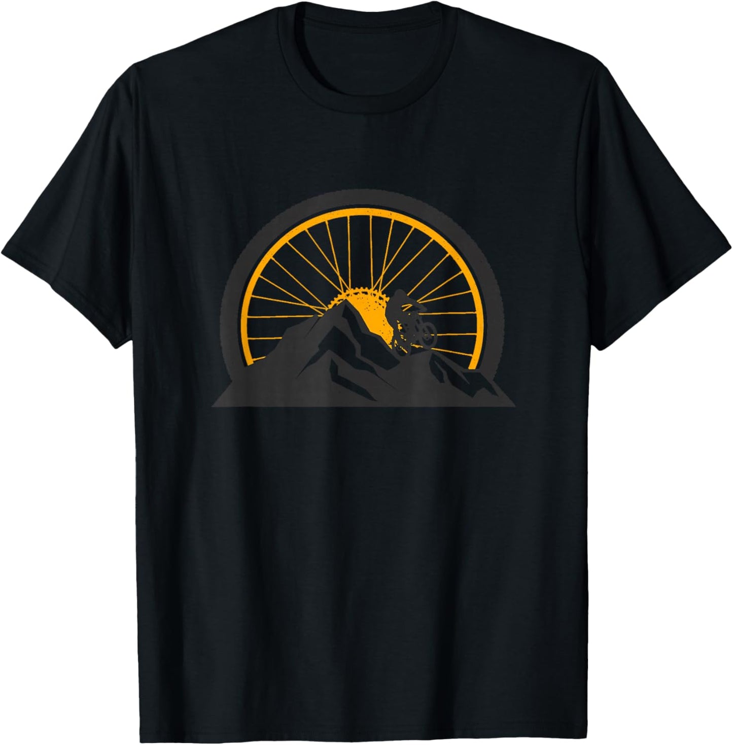 Mountain Bike MTB Clothing - MTB Mountain Bike T-Shirt - T-Shirt | Black