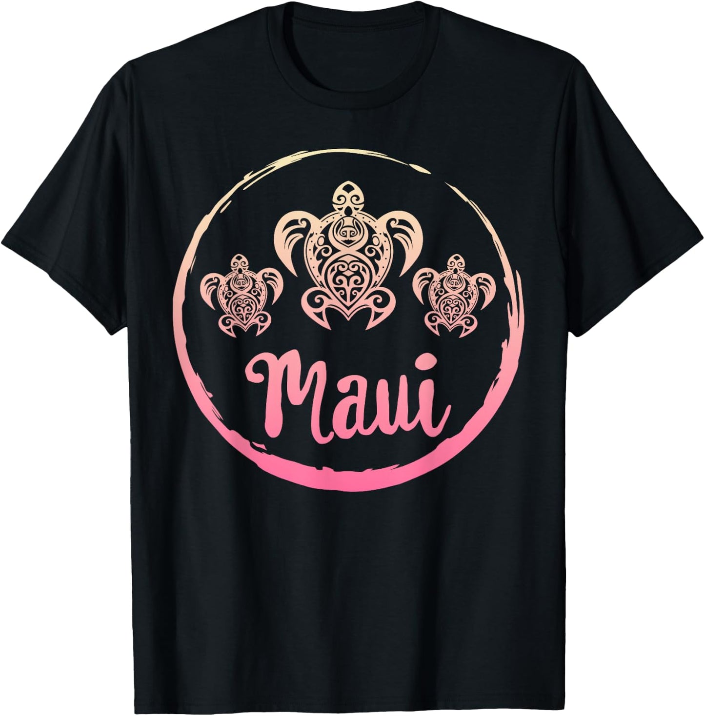 Hawaiian Sea Turtle Maui Sea Turtles Hawaiian Scuba Diving T-Shirt - T-Shirt | Black
