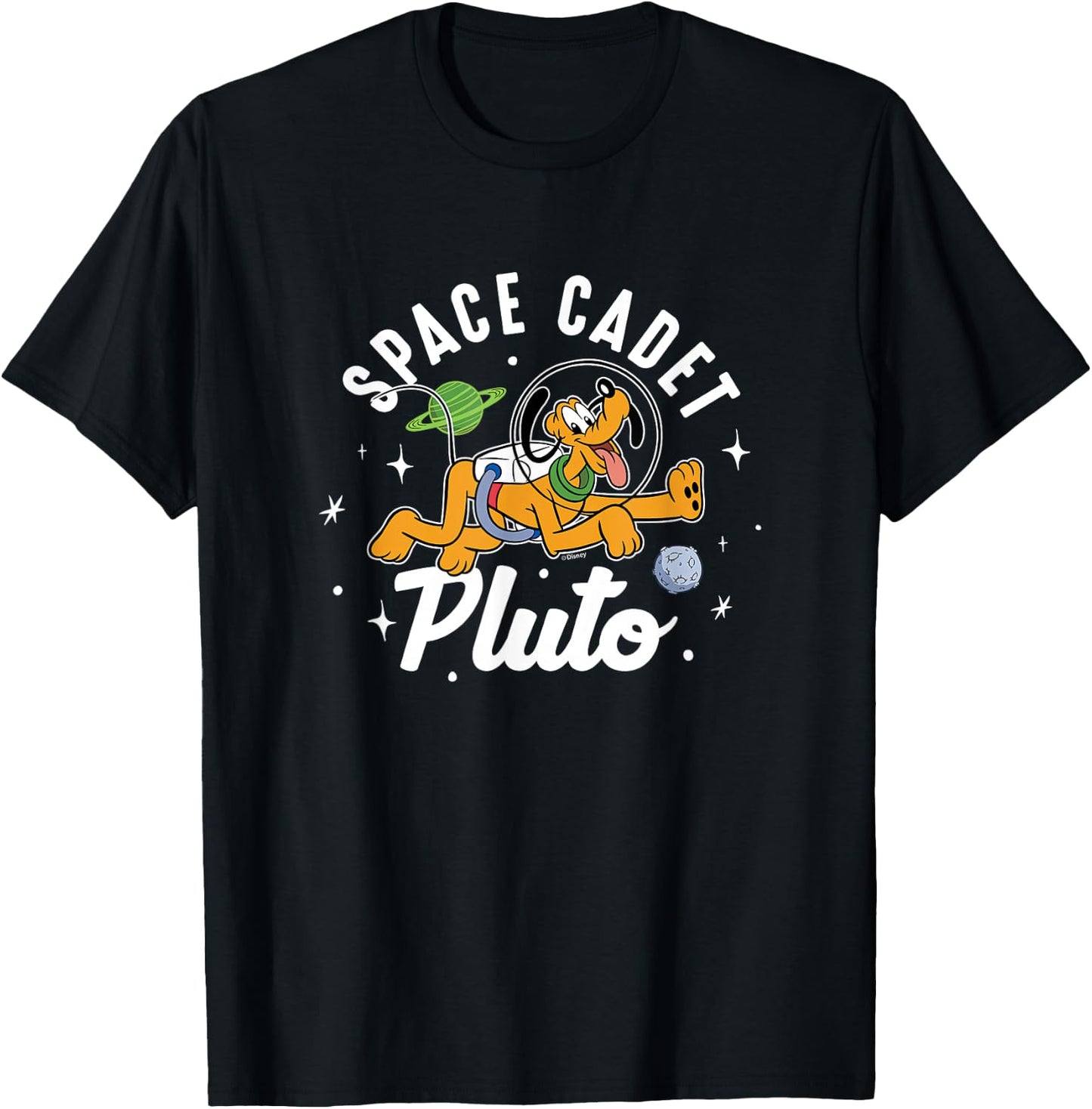 Pluto - Celestial Space Cadet T-Shirt - T-Shirt | Black
