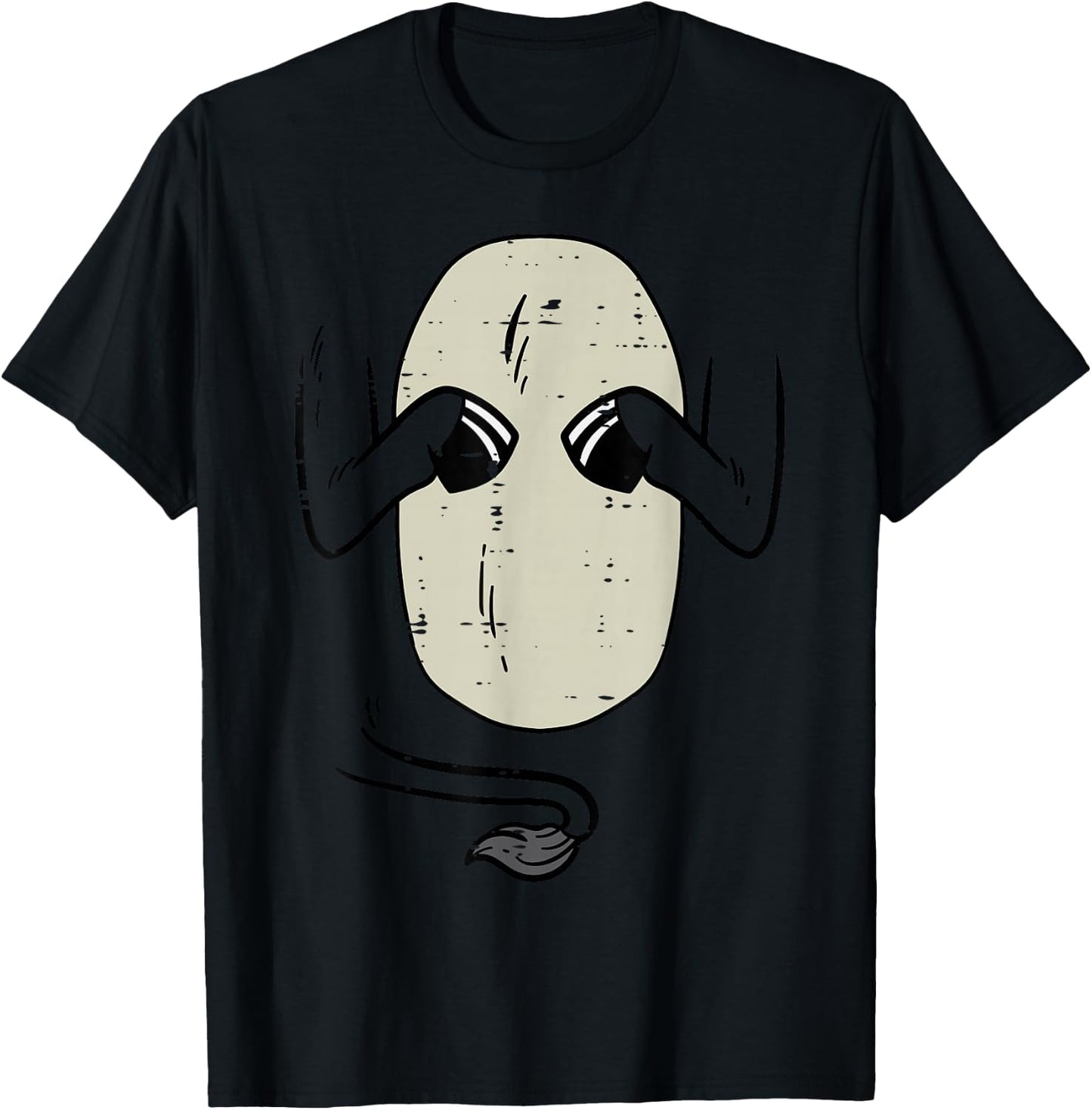Donkey Body Costume Funny Halloween Animal Men Women Kids T-Shirt - T-Shirt | Black