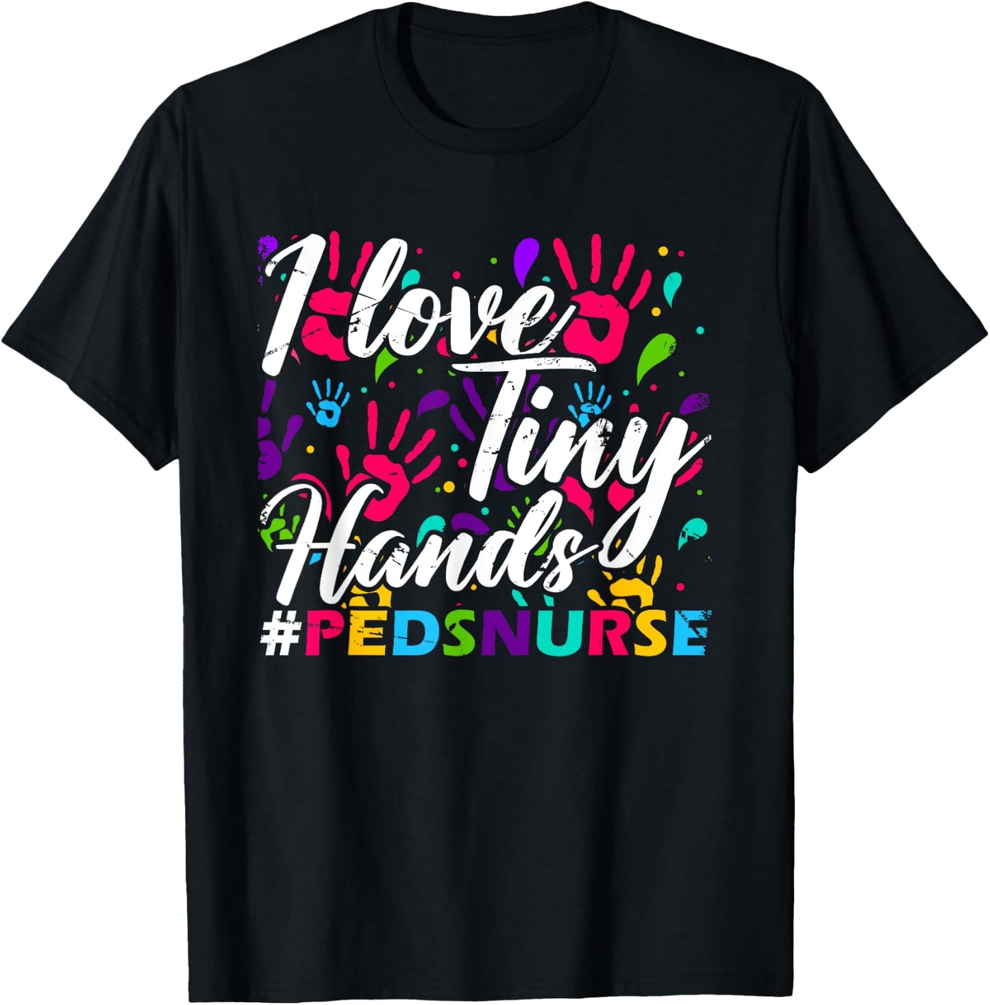 Pediatric Nurse CNA Nursing Medicine Hospital Doctor Clinic T-Shirt - T-Shirt | Black