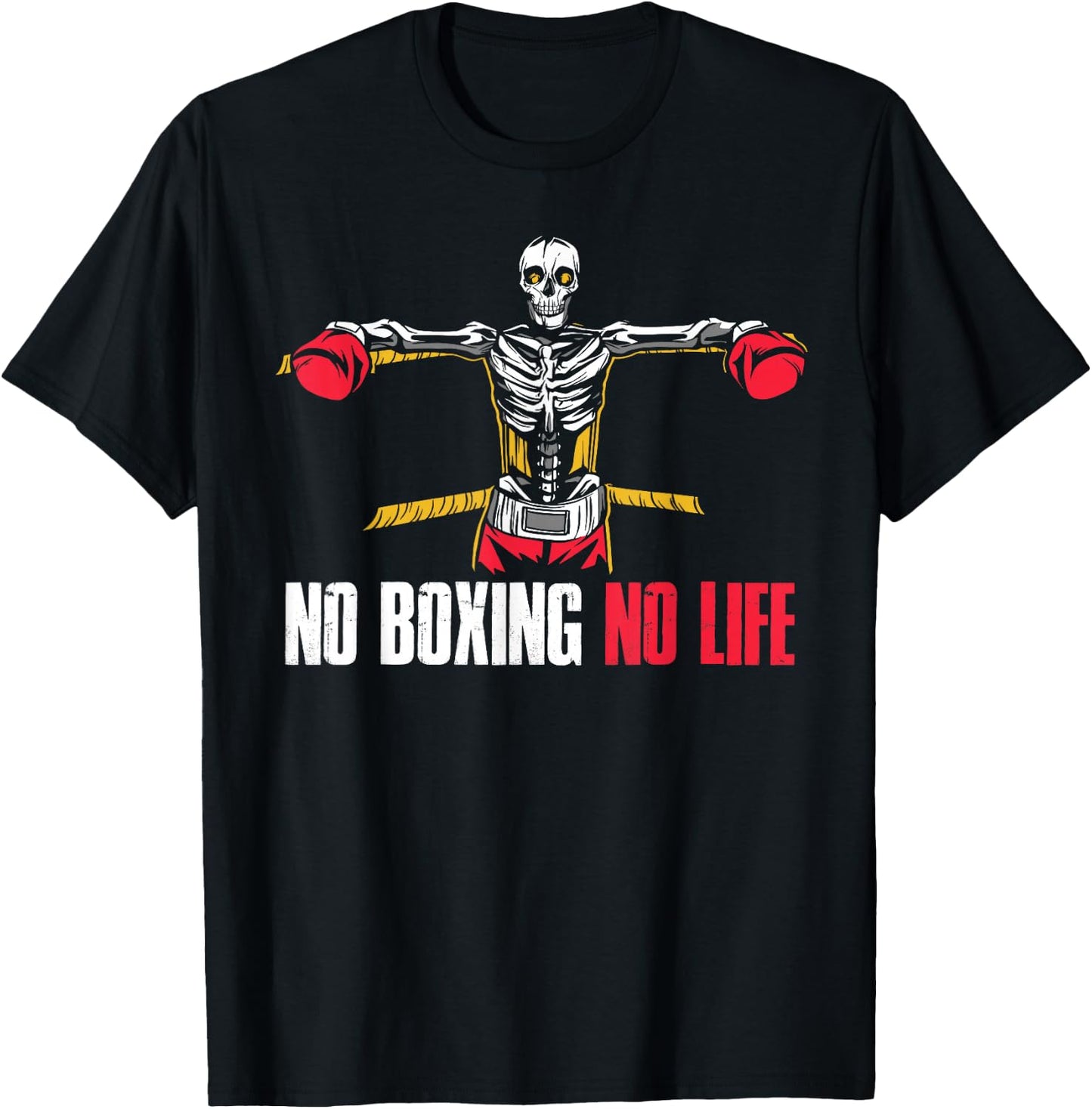 No Boxing No Life T-Shirt - T-Shirt | Black