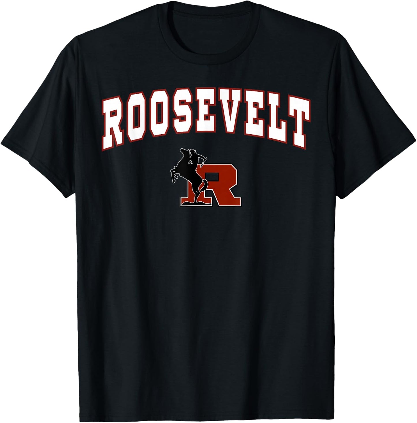 Roosevelt High School Rough Riders C2 T-Shirt - T-Shirt | Black