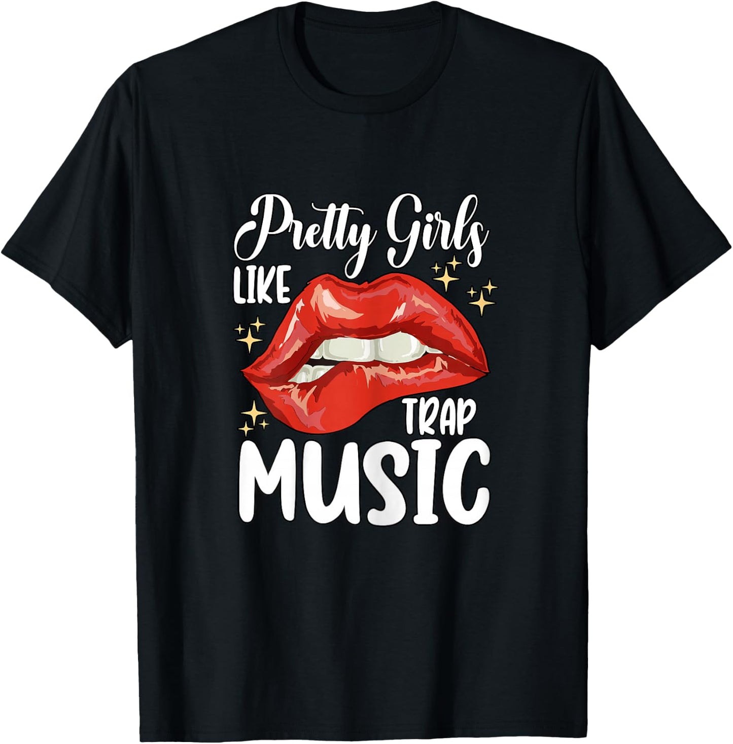 Pretty Girls Like Trap Music Retro Hip Hop T-Shirt - T-Shirt | Black