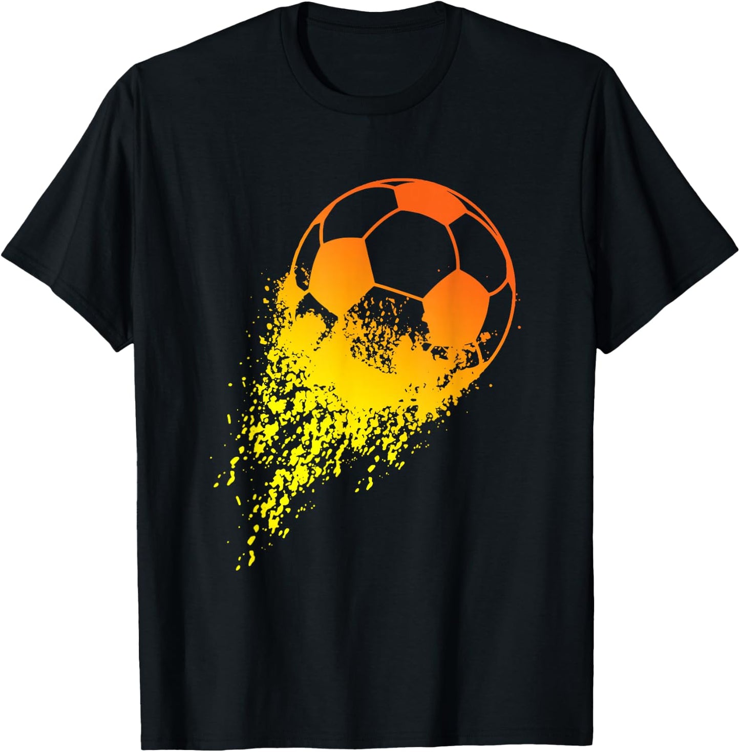 Soccer Player Sports Vintage Men Boys Soccer T-Shirt - T-Shirt | Black