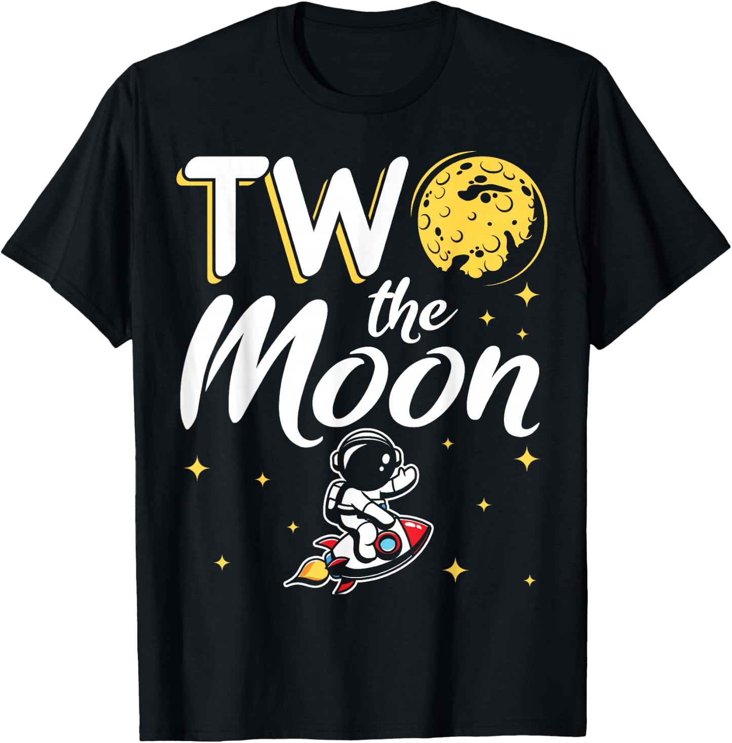 Two Room Two The Moon 2 T-Shirt - T-Shirt | Black