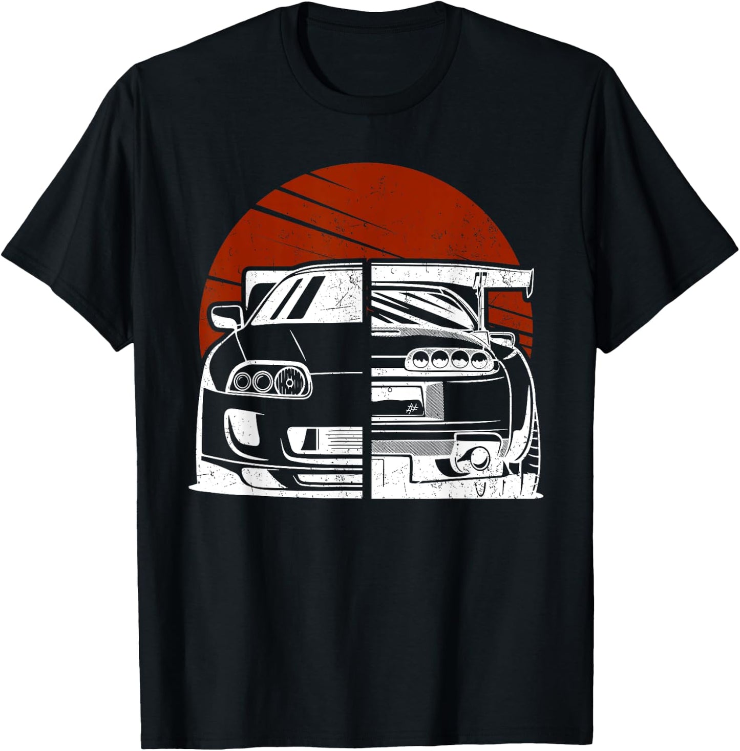 JDM Japan Motorsport Tuning Car Legend 90s T-Shirt - T-Shirt | Black