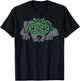 Pitbull Headband Shamrock Glasses St Patricks Day Dog Gift T-Shirt - T-Shirt | Black
