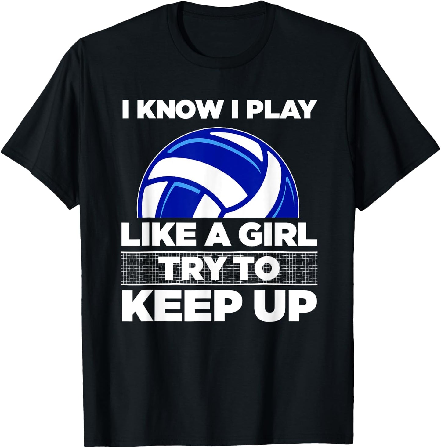 Cool Volleyball Girls Youth Volleyball Team Sports T-Shirt - T-Shirt | Black