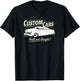 Custom Cars - Built Not Bought - Merc T-Shirt - T-Shirt | Black