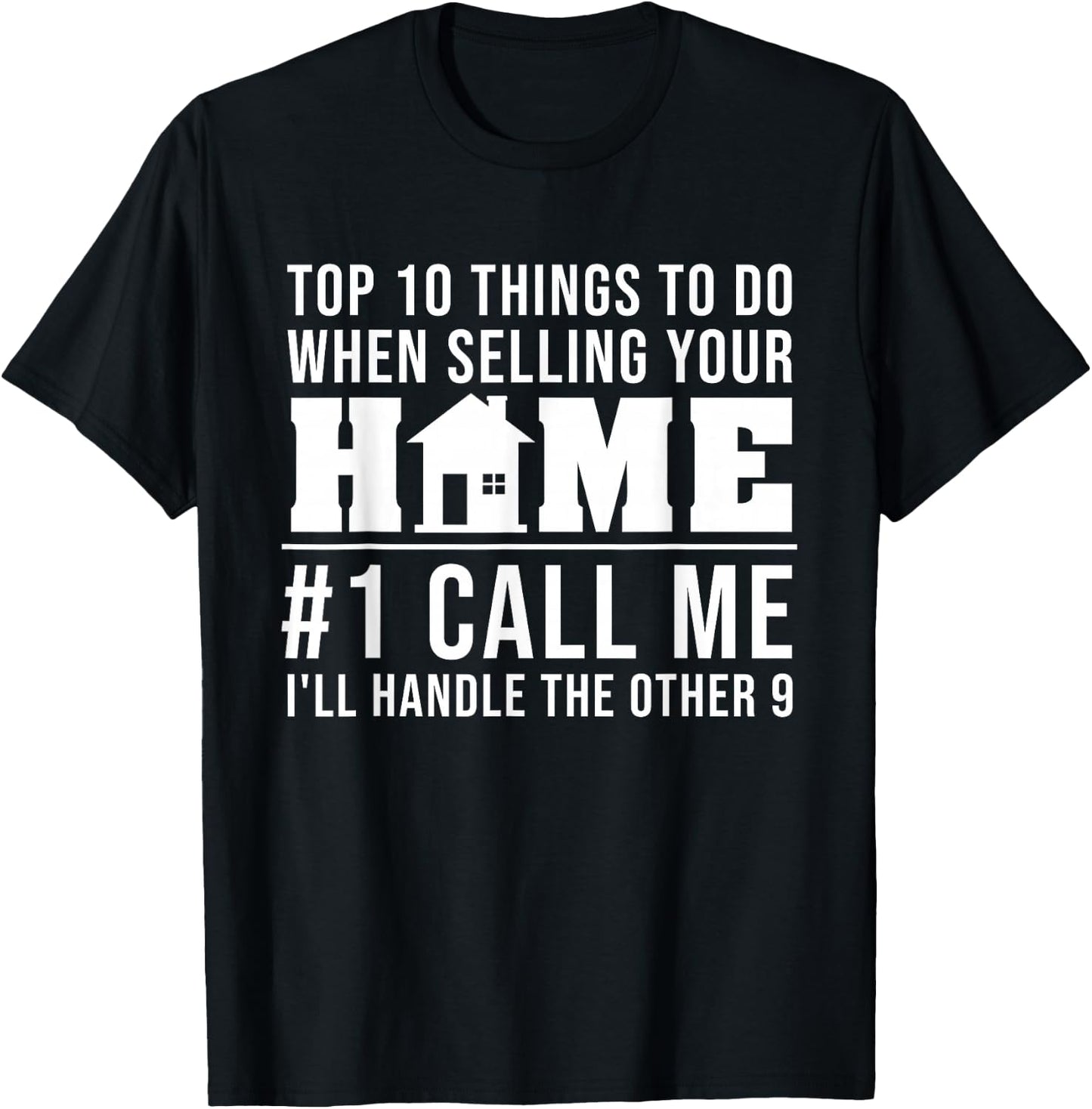 Cool Real Estate Agent Art Men Women Home Realtor Broker T-Shirt - T-Shirt | Black