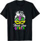 Mardi Gras Queen Cool Carnival Parade Masquerade Party T-Shirt - T-Shirt | Black